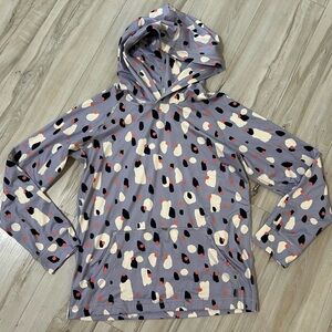 Hanna Andersson •size 10 lightweight hooded shirt Stylish Kids' Patterned Hoodie